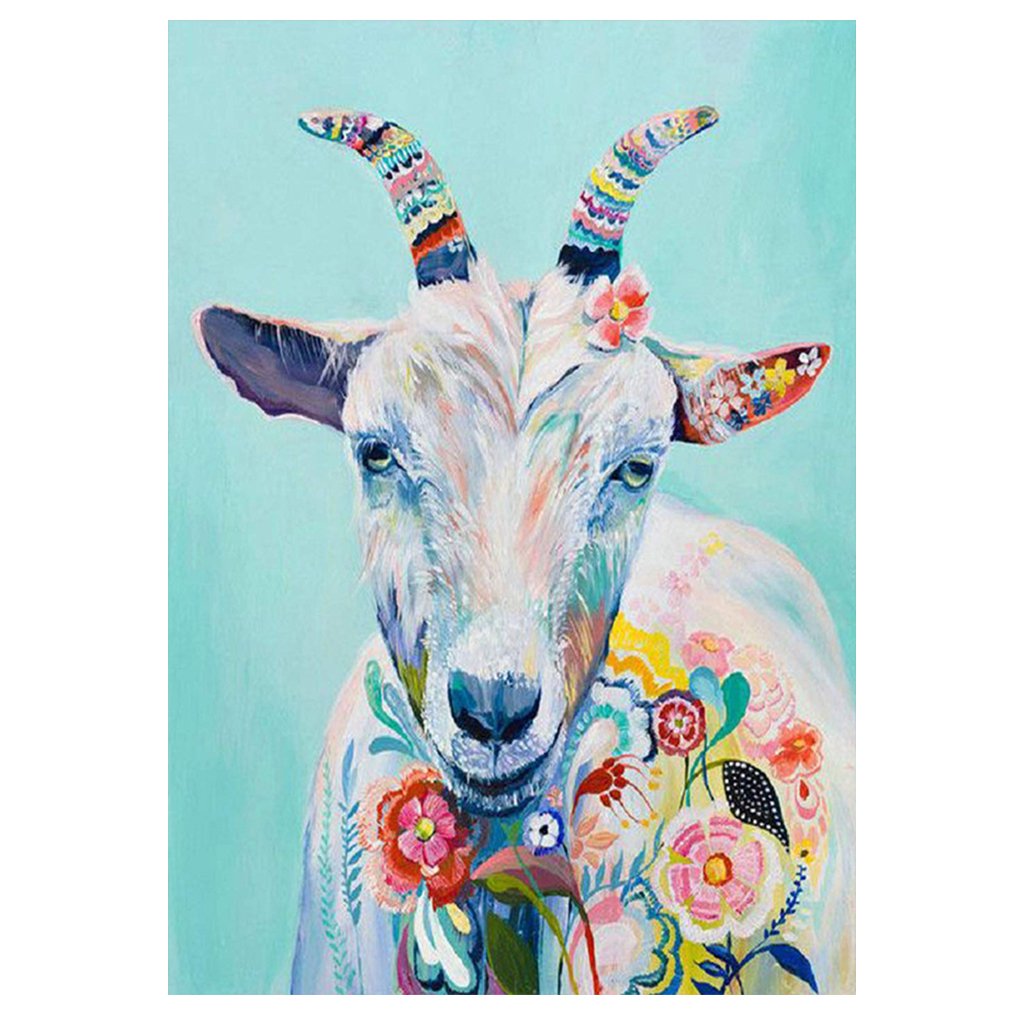 Full Diamond Painting kit | Watercolor sheep