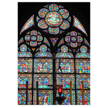 Load image into Gallery viewer, Full Diamond Painting kit | Stained glass windows of Cathédrale Notre Dame de Paris
