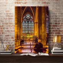 Load image into Gallery viewer, Full Diamond Painting kit | Interior view of Cathédrale Notre Dame de Paris
