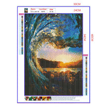 Load image into Gallery viewer, Full Diamond Painting kit | Sea Waves
