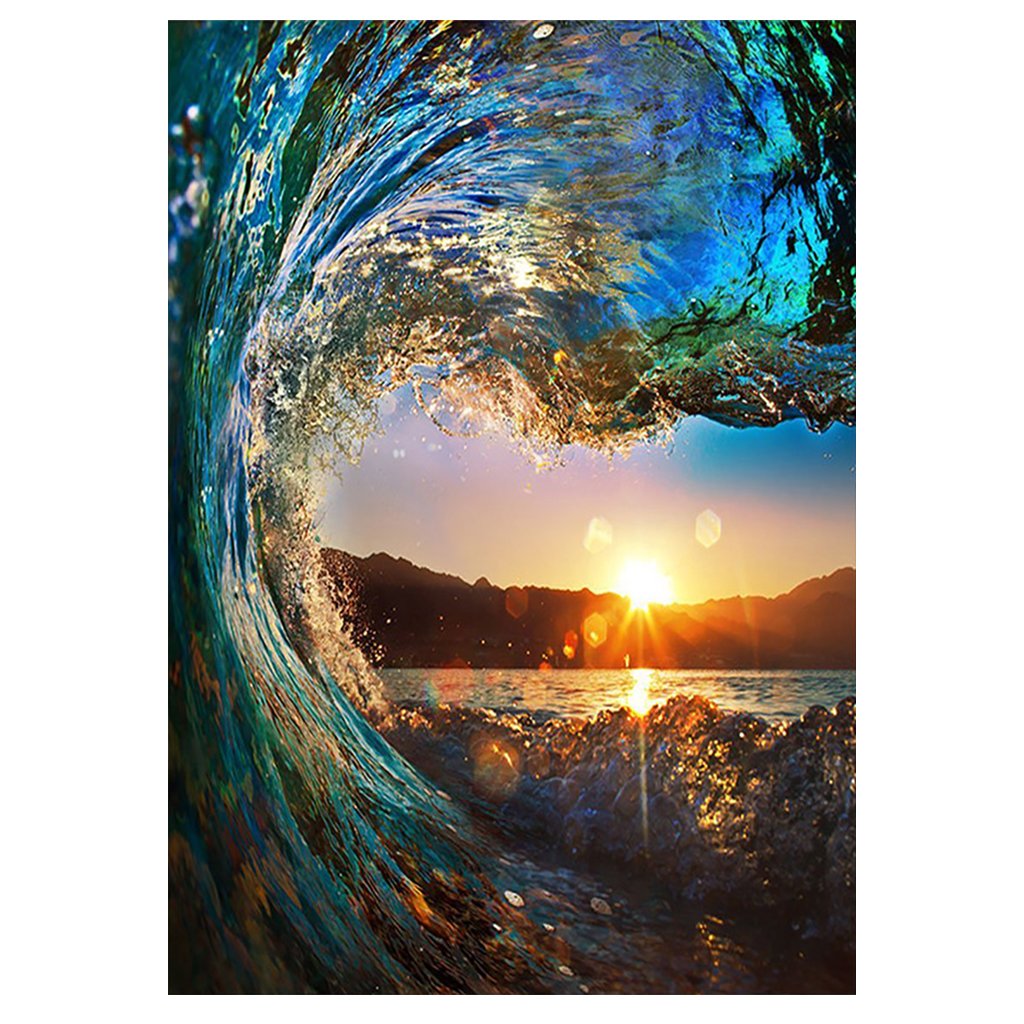 Full Diamond Painting kit | Sea Waves