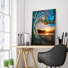 Load image into Gallery viewer, Full Diamond Painting kit | Sea Waves
