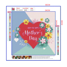 Load image into Gallery viewer, Full Diamond Painting kit | Happy Mothers&#39; Day
