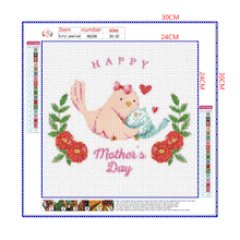 Load image into Gallery viewer, Full Diamond Painting kit | Happy Mothers&#39; Day
