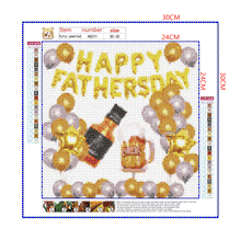 Load image into Gallery viewer, Full Diamond Painting kit | Happy father&#39;s day
