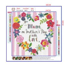 Load image into Gallery viewer, Full Diamond Painting kit | Happy Mothers&#39; Day
