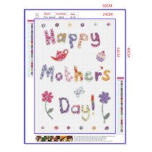 Load image into Gallery viewer, Full Diamond Painting kit | Happy Mothers&#39; Day
