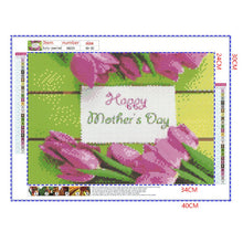 Load image into Gallery viewer, Full Diamond Painting kit | Happy Mothers&#39; Day
