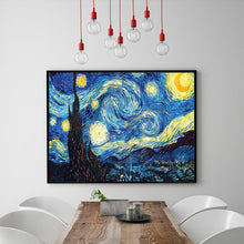 Load image into Gallery viewer, Full Diamond Painting kit | Van Gogh Starry Night
