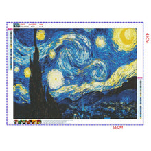 Load image into Gallery viewer, Full Diamond Painting kit | Van Gogh Starry Night
