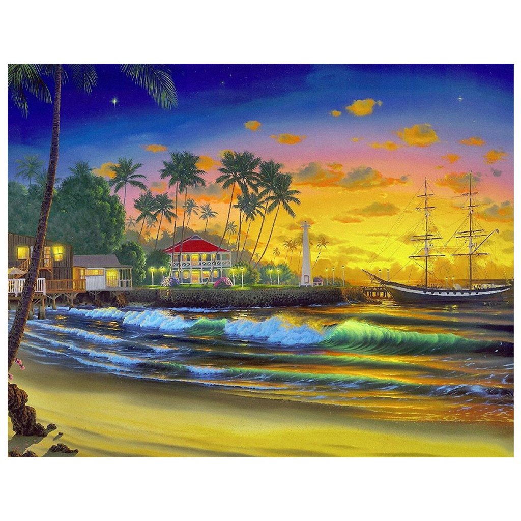 Full Diamond Painting kit | Sunset by the sea