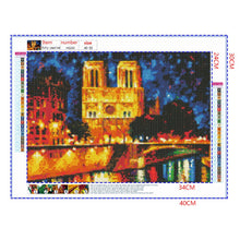 Load image into Gallery viewer, Full Diamond Painting kit | Nice view of Notre Dame Cathedral
