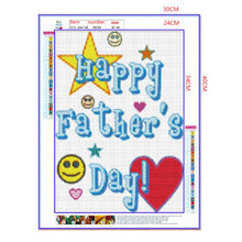 Load image into Gallery viewer, Full Diamond Painting kit | Happy father&#39;s day
