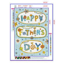 Load image into Gallery viewer, Full Diamond Painting kit | Happy father&#39;s day
