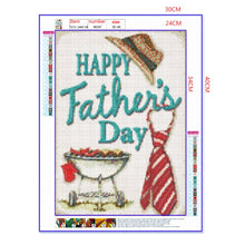 Load image into Gallery viewer, Full Diamond Painting kit | Happy father&#39;s day
