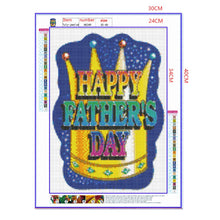 Load image into Gallery viewer, Full Diamond Painting kit | Happy father&#39;s day
