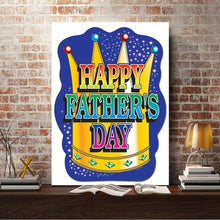 Load image into Gallery viewer, Full Diamond Painting kit | Happy father&#39;s day
