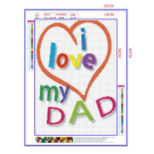 Load image into Gallery viewer, Full Diamond Painting kit | Happy father&#39;s day
