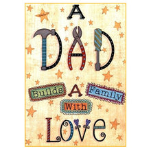 Load image into Gallery viewer, Full Diamond Painting kit | A dad biulds a family with love
