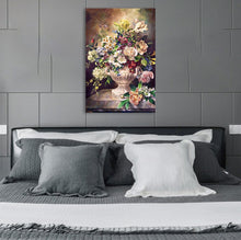 Load image into Gallery viewer, Full Diamond Painting kit | Flowers on vase
