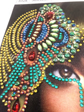 Load image into Gallery viewer, Crystal Rhinestone Diamond Painting Kit | Black Girl
