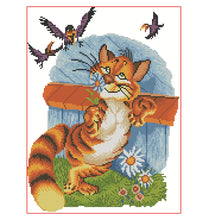 Load image into Gallery viewer, 11CT Cross Stitch | tiger (36x46cm)
