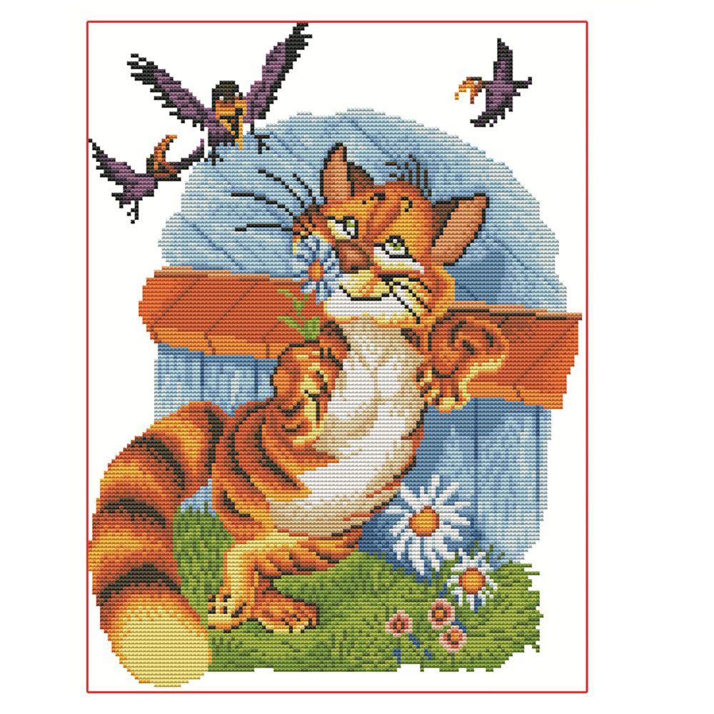 11CT Cross Stitch | tiger (36x46cm)