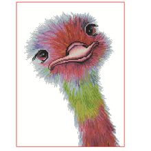 Load image into Gallery viewer, 11CT Cross Stitch | ostrich (36x46cm)

