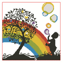 Load image into Gallery viewer, 11CT Cross Stitch | rainbow (36x36cm)
