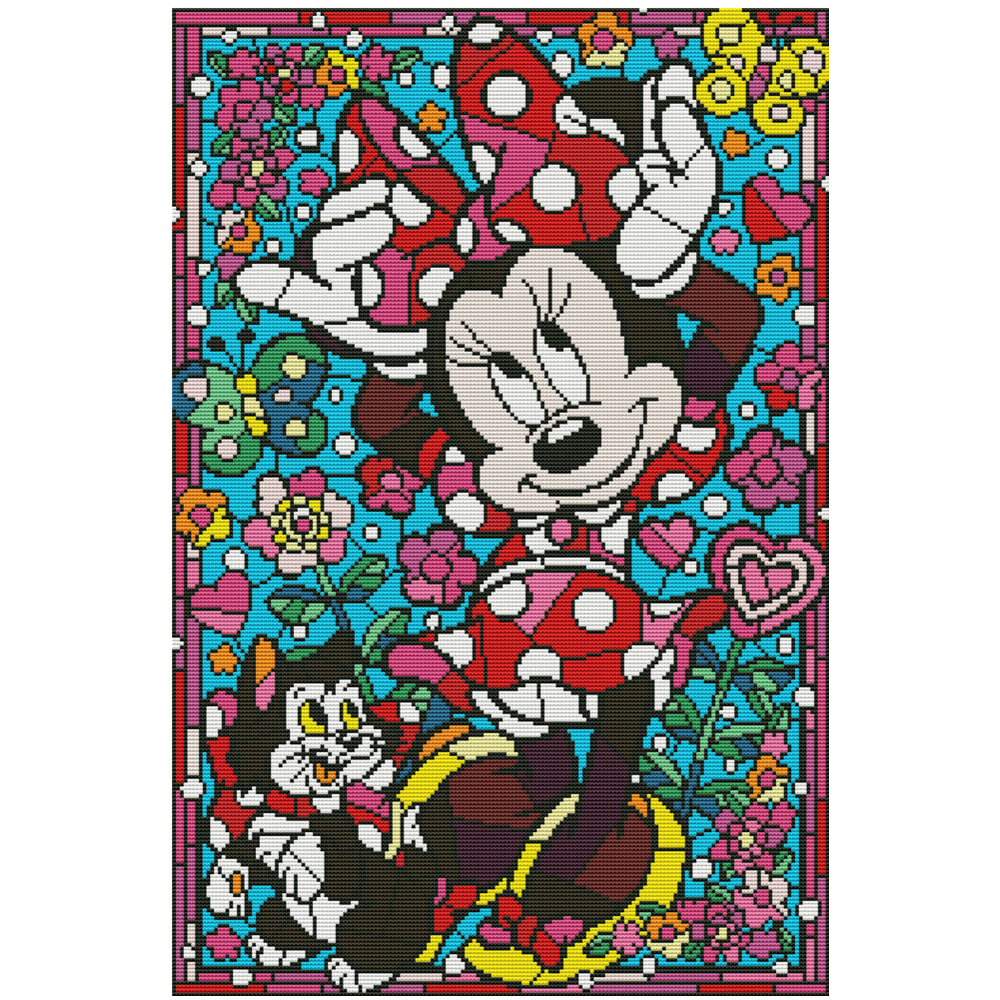 11CT Full Cross Stitch | Mickey Mouse (48x68cm)