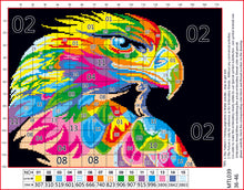 Load image into Gallery viewer, 11CT Full Cross Stitch | Colorful owl (36x46cm)
