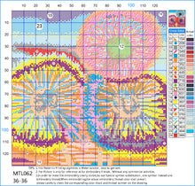 Load image into Gallery viewer, 11CT Full Cross Stitch | Sunset dandelion (36x36cm)
