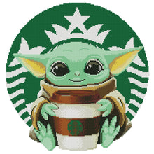 Load image into Gallery viewer, 11CT Full Cross Stitch | Yoda (48x48cm)
