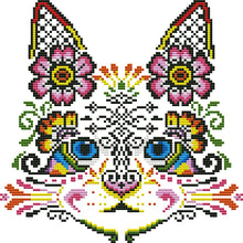 Load image into Gallery viewer, 11CT Full Cross Stitch | Cat (30x30cm)
