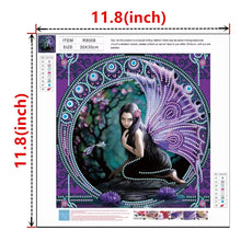 Load image into Gallery viewer, Crystal Rhinestone Diamond Painting Kit | Black Elf
