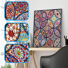 Load image into Gallery viewer, Crystal Rhinestone Diamond Painting Kit | Mandala
