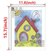 Load image into Gallery viewer, Crystal Rhinestone Diamond Painting Kit | Cartoon House
