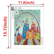 Load image into Gallery viewer, Crystal Rhinestone Diamond Painting Kit | Cartoon Town
