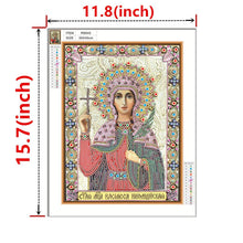 Load image into Gallery viewer, Crystal Rhinestone Diamond Painting Kit | Religious Leaders
