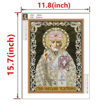 Load image into Gallery viewer, Crystal Rhinestone Diamond Painting Kit | Religious Leaders
