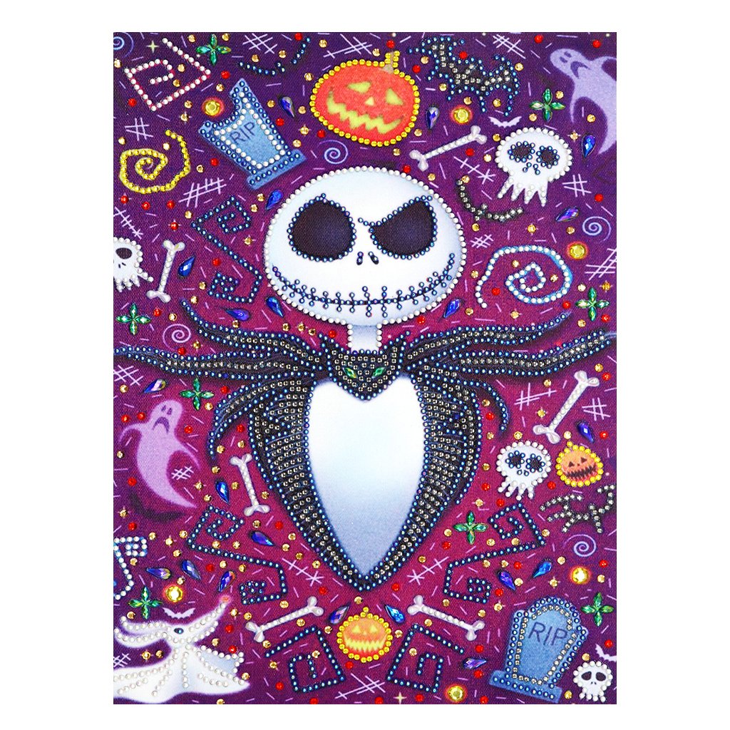 Crystal Rhinestone Diamond Painting Kit | Mr. Halloween Skull