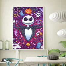 Load image into Gallery viewer, Crystal Rhinestone Diamond Painting Kit | Mr. Halloween Skull
