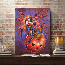 Load image into Gallery viewer, Crystal Rhinestone Diamond Painting Kit | Halloween Magic Wizard
