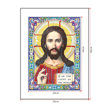 Load image into Gallery viewer, Crystal Rhinestone Diamond Painting Kit | Religious Figure Jesus
