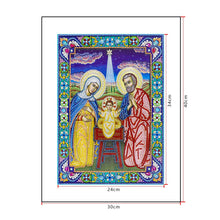 Load image into Gallery viewer, Crystal Rhinestone Painting Kit | Religious Figure Jesus
