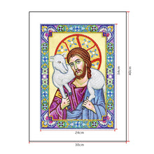 Load image into Gallery viewer, Crystal Rhinestone Diamond Painting Kit | Religious Figure Jesus
