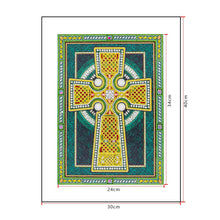 Load image into Gallery viewer, Crystal Rhinestone Diamond Painting Kit | Religious Cross
