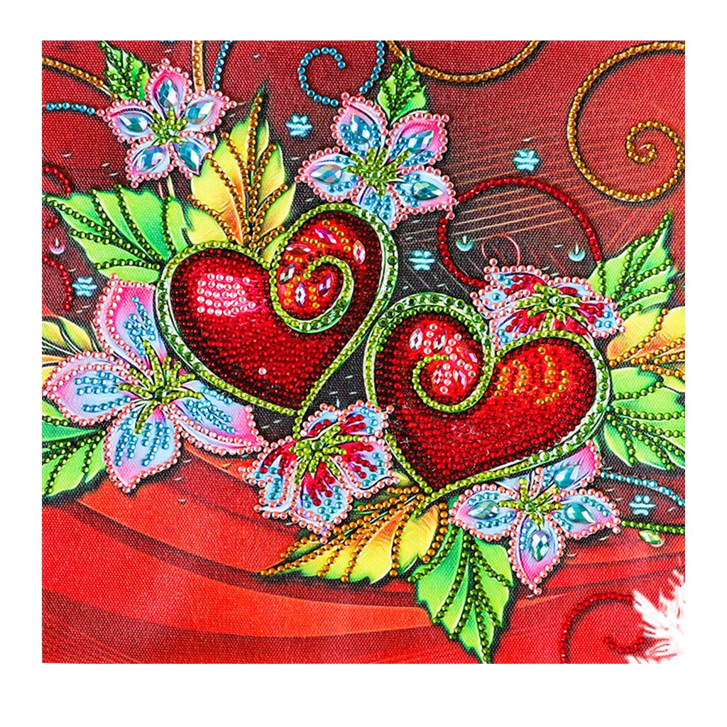 Crystal Rhinestone Diamond Painting Kit |  Red heart