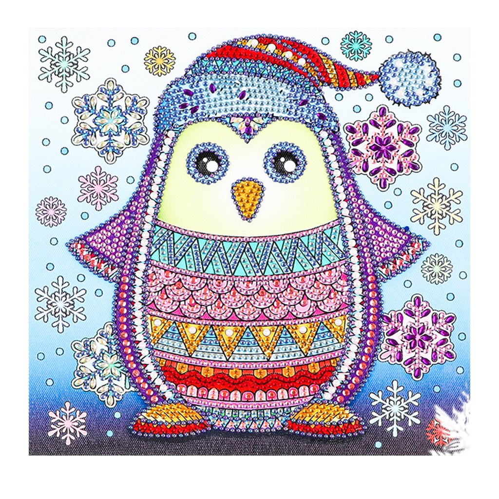 Crystal Rhinestone Diamond Painting Kit | Cute penguin