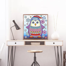 Load image into Gallery viewer, Crystal Rhinestone Diamond Painting Kit | Cute penguin
